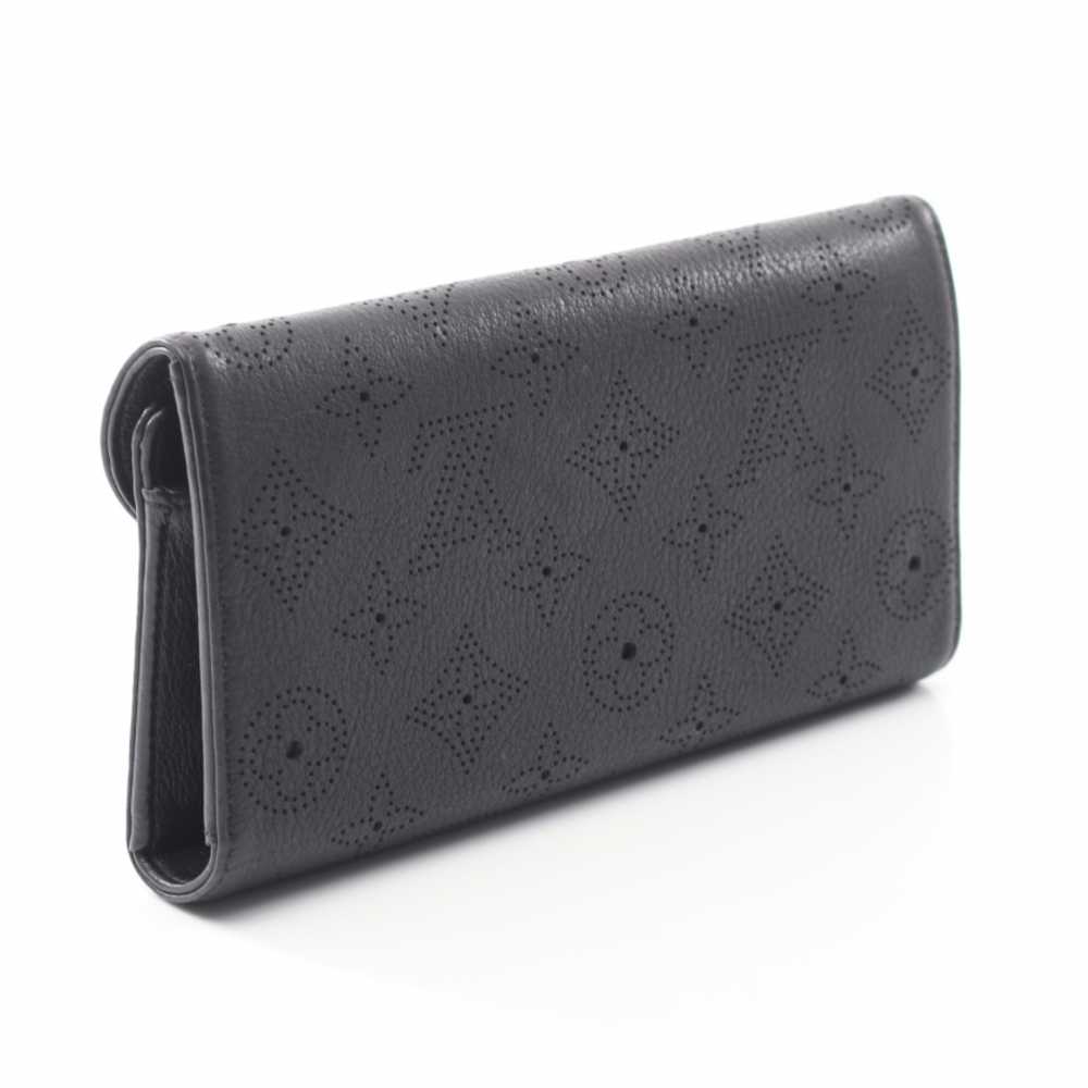 Louis Vuitton Portefeuille Noir Trifold Black